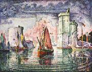 Paul Signac Port of La Rochelle oil painting